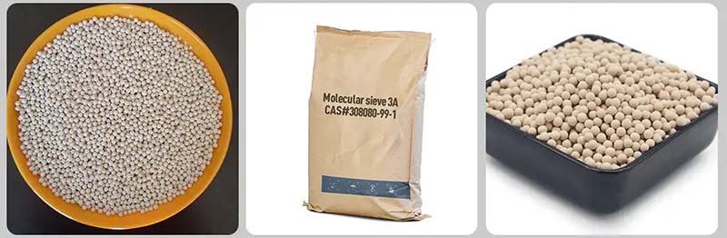 Молекулярное сито 3A, номер CAS: 308080-99-1 (типичное значение)
